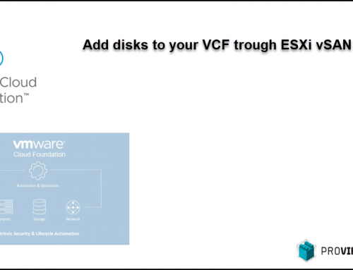 Add disks to your VCF through ESXi vSAN hosts