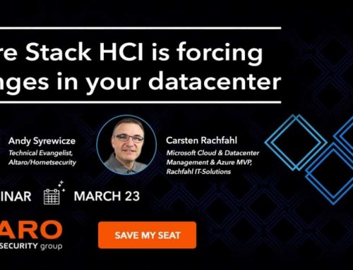 How Azure Stack HCI is forcing changes in your datacenter – Altaro free webinar