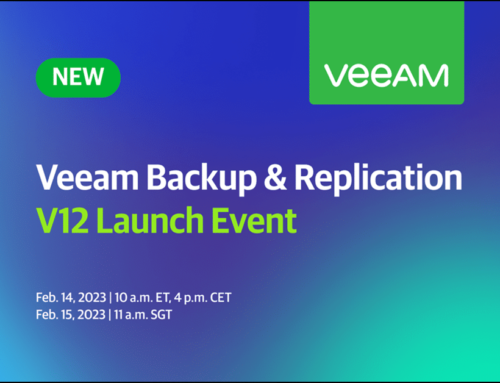 Veeam Backup & Replication v12 launch event